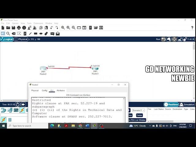 Serial Interface Connection Between Two Routers - Difference between DCE and DTE Connection