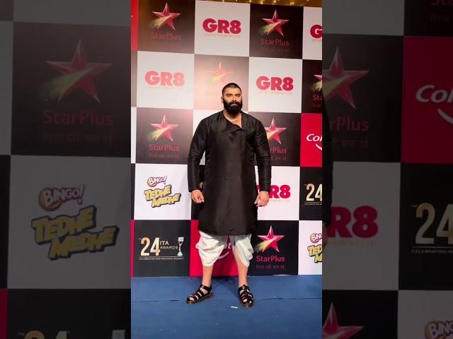 Nikitin Dheer Graces at The Blue Carpet on The 24th ITA Awards #nikitindheer