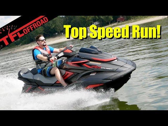 2019 Yamaha Waverunner FX Cruiser SVHO Expert Buyer Review + Top Speed Run!