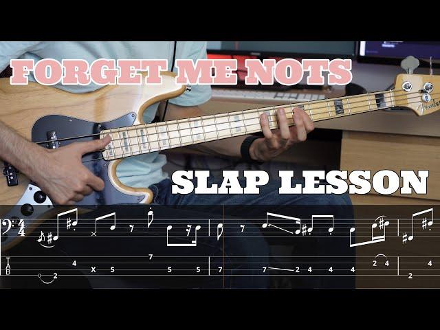 Forget Me Nots - Patrice Rushen | Slow Tempo Bass Lesson