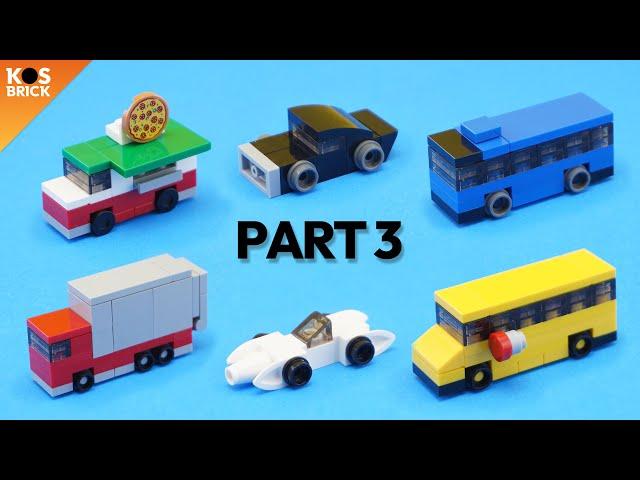 Lego City Cars Mini Vehicles - Part 3 (Tutorial)