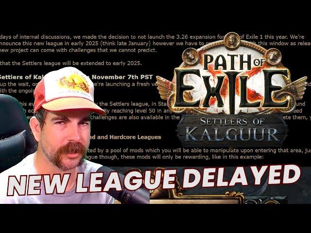 POE League Delayed and New Event Coming