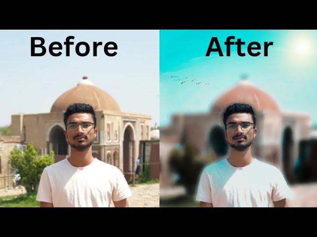 blur background with picsart in just one step