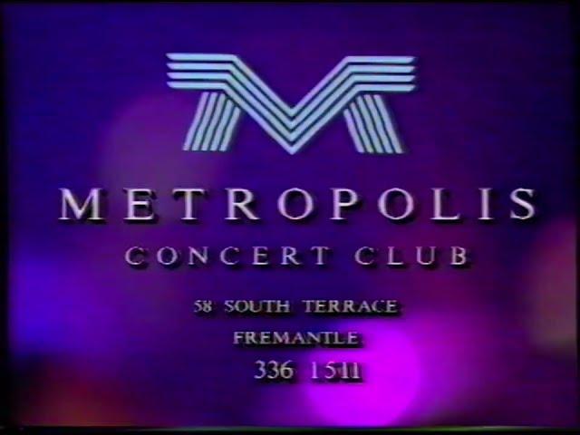 Metropolis Fremantle - Concert Club - 1993 ad