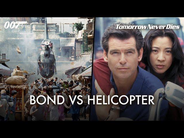 TOMORROW NEVER DIES | 007 vs Helicopter – Pierce Brosnan | James Bond