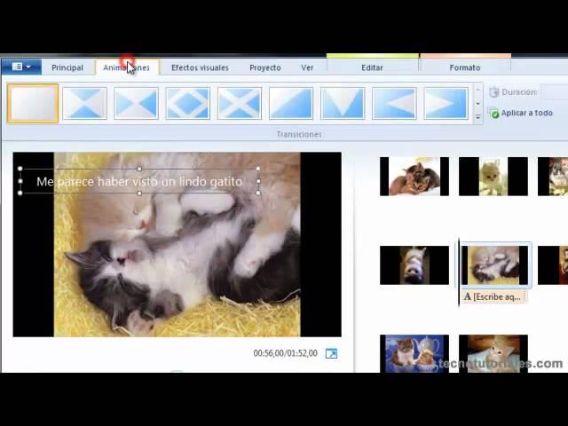 Tecnotutoriales.com - Hacer un vídeo con fotos y música