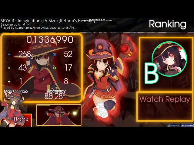 Osu! SPYAIR - Imagination (TV Size) [Reform's Extreme]