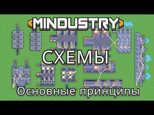 Схемы заводов: основные принципы/Schemes | Mindustry