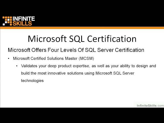 Microsoft SQL Server Exam 70-461 Tutorial | Microsoft SQL Certification