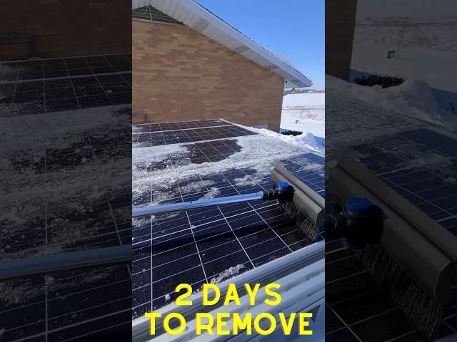 Only 50 Watts!! I need more POWER! Clearing your Solar Panels! #Shorts