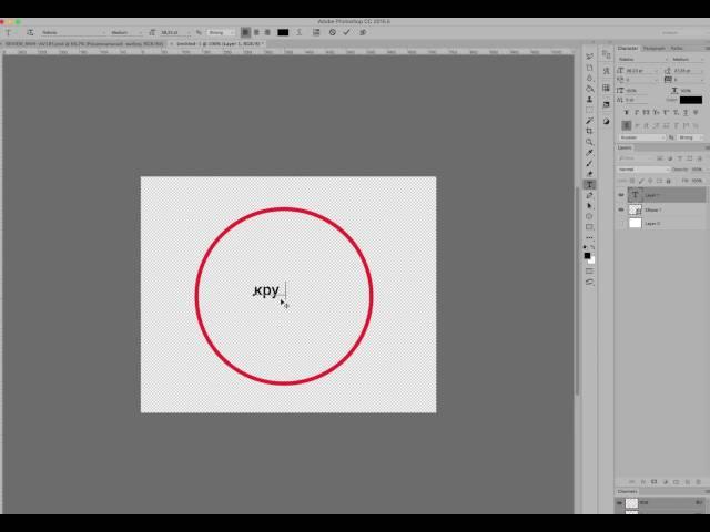 Как сделать круг в фотошопе | How to CREATE CIRCLE IN ADOBE PHOTOSHOP CC