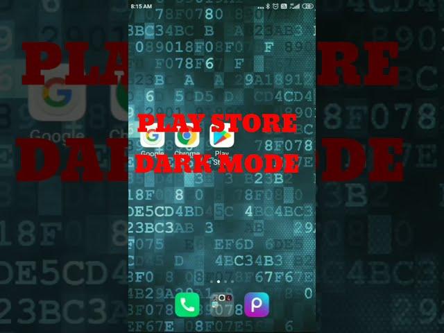 Play Store par dark mode kaise kare ? how to enable dark mode on Play Store #shorts