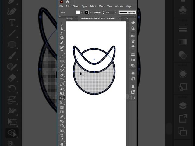 How To Draw Shape Using Shape Builder Tool #adobeillustrator