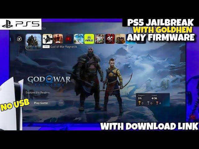 PS5 10.20/10.00 Jailbreak with GoldHEN | How to Jailbreak PS5 10.20