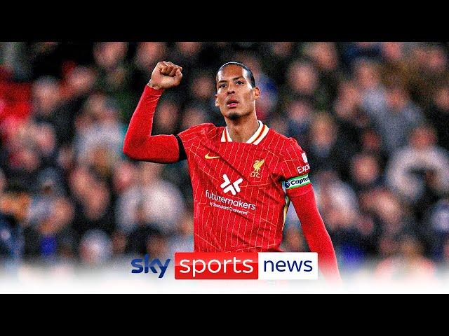 Virgil van Dijk confirms that he is in talks over a new contract at Liverpool