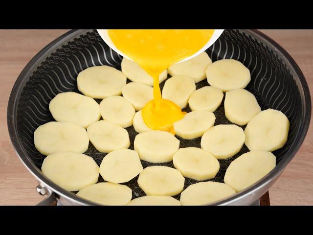 Simply pour the eggs over the potatoes! Quick and incredibly delicious recipe!