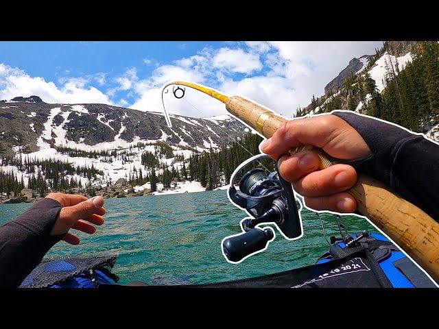 Fishing Rocky Mountain National Park's Lake Haiyaha After Ice Off for Yellowstone Cutthroat Trout!