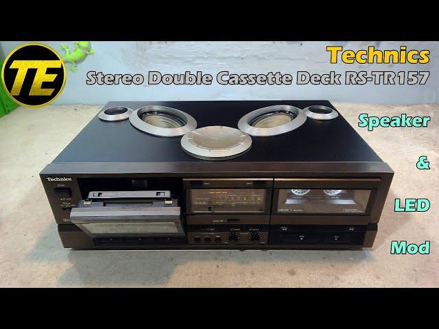 Speaker and LED Mod for Technics Cassette Deck RS-TR157