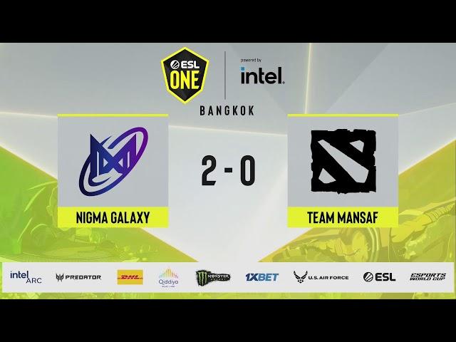 LIVE: Nigma Galaxy vs. Team mansaf - ESL One Bangkok 2024 MESWA Closed Qualifiers - Stream A