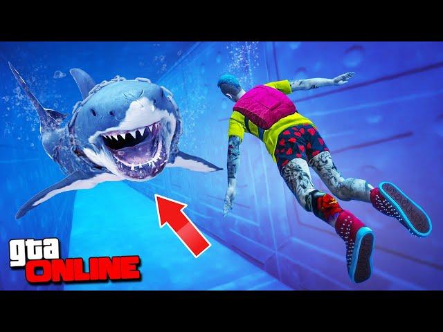 THE WINNER TAKES $ 100 !!! TRIATHLON IN THE UNDERWATER LABYRINTH IN GTA 5 ONLINE (#shorts)