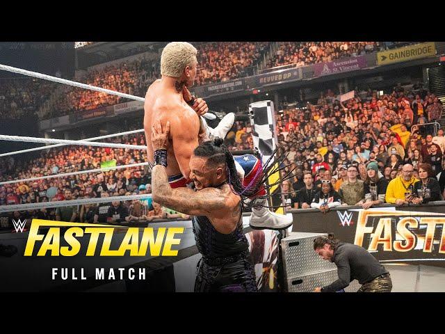 FULL MATCH: Judgment Day vs. Cody Rhodes & Jey Uso — WWE Tag Team Title Match: WWE Fastlane 2023