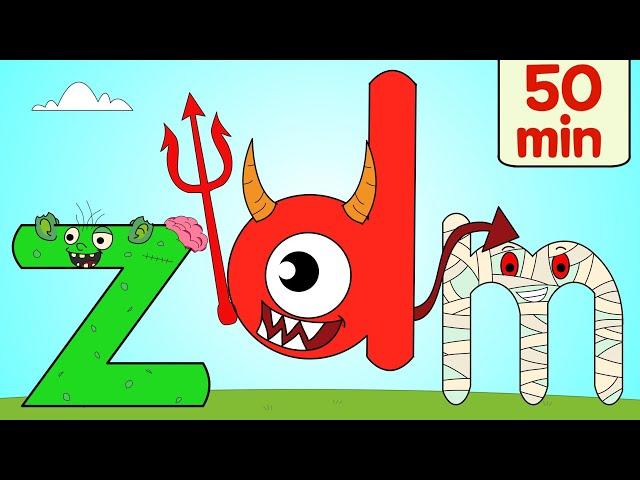 Halloween Alphabet Monsters Song + More Kids Songs | English Tree TV