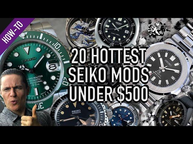 The Hottest 20 Modded Seiko Watches Under $500 & Best Places To Buy