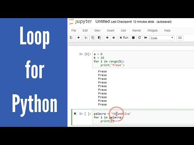 Como usar o Loop for em Python (curso para iniciantes - Aula 9)