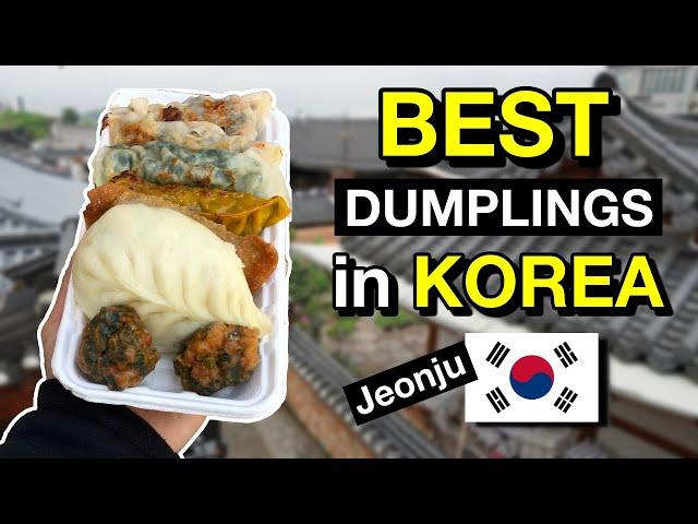 Incredible DUMPLING HOUSE in South Korea! | Last Day of EATING in Jeonju