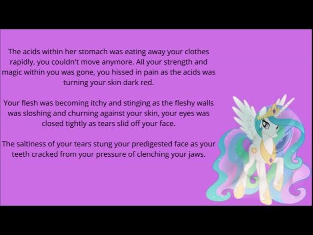 [ReuploadS] 15.AI Princess Celestia Vore Safe POV VFxM / What happens after death funeral Look Up