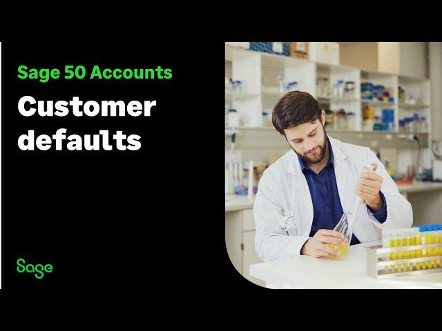 Sage 50 Accounts (UK): Customer Defaults