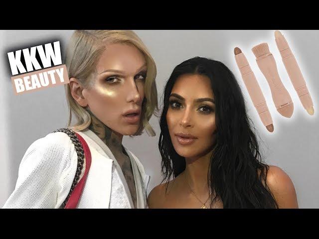 KIM KARDASHIAN: KKW CONTOUR + HIGHLIGHT KIT REVIEW | Jeffree Star