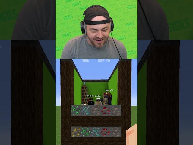 Using RARE ORES for Minecraft Color Code #gaming #minecraft w/ @SSundee @JeromeASF