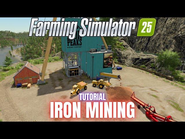 IRON MINING GUIDE - Farming Simulator 25