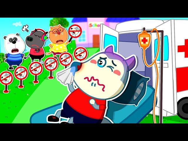 Go Away, Wolfoo! Baby Got Sick | Back To School Stories For Kids | Cartoons for Kids