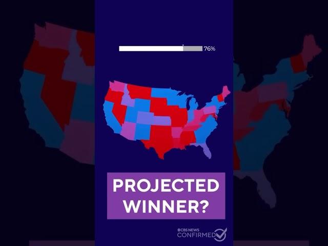 Here's why some states project the winner for the 2024 election faster than others #shorts