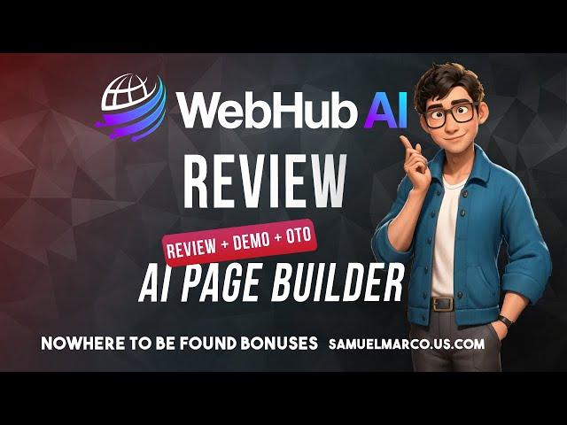 WebHub AI review: Use WebHub to CREATE SITES WITH AI!  WebHub AI review + OTO + demo