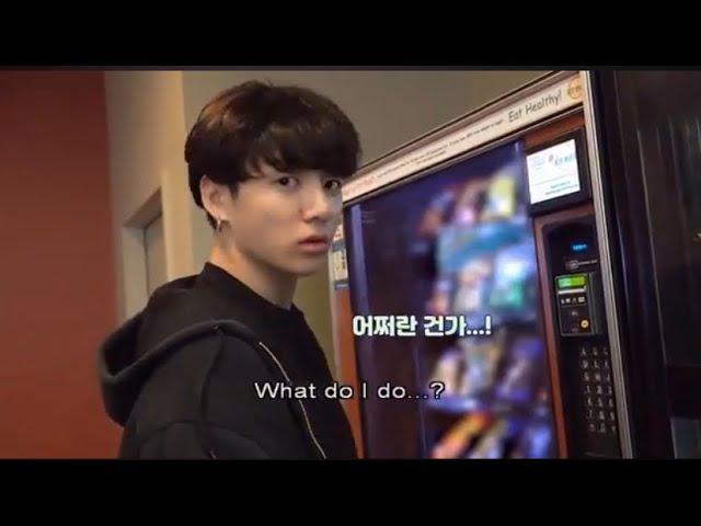 BTS Memories 2019 DVD Clip [ENG SUB] Jungkook and snack vending machine [ Link]