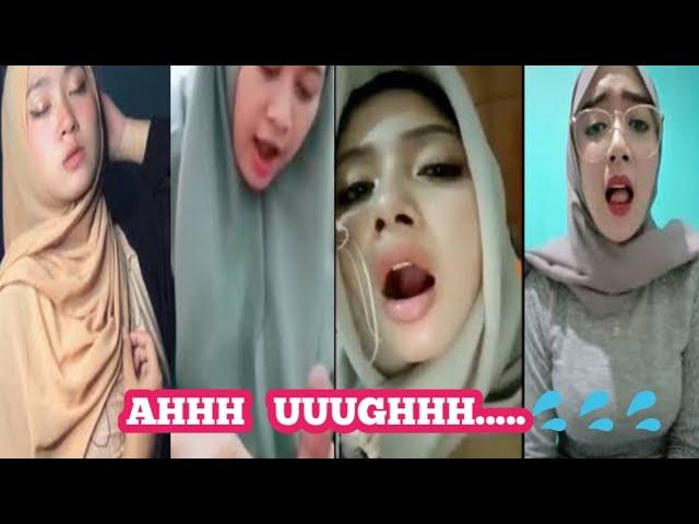 Ekspresi keenakan  ukhti sholehot cantik bikin panik joni || ekspresi s4n9e #hijabstyle