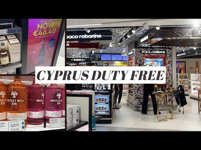 Larnaca Airport, Cyprus, Duty Free Shopping | EU And Non EU Prices | shops in Departures / Arrivals