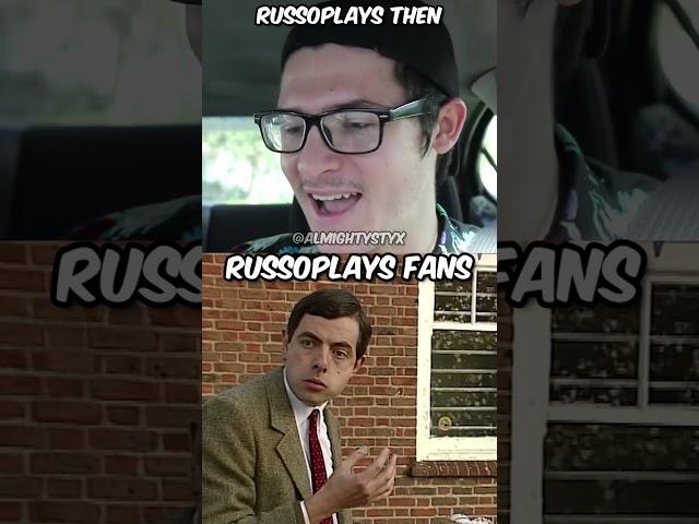 RussoPlays Then vs RussoPlays Now | Roblox #roblox #shorts #memes #russoplays