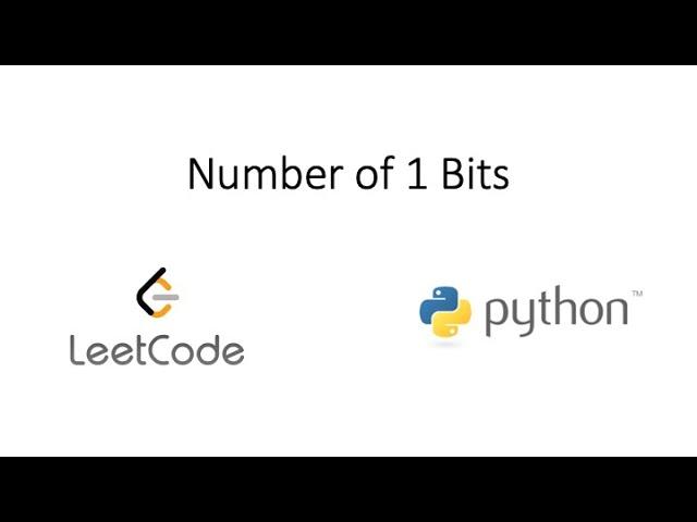 Leetcode - Number of 1 Bits (Python)