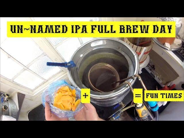 The Un-Named IPA ~ Using Fresh Grapefruit Zest! ~ Full Brew Day