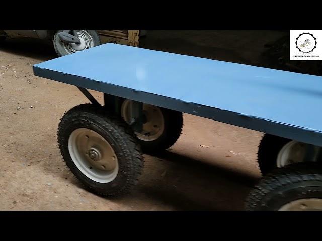 INDUSTRIAL TROLLEY || TURN TABLE PLATFORM TROLLEY || TROLLEY