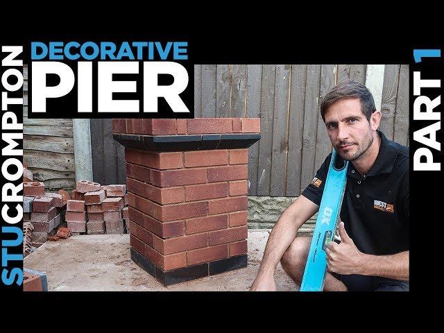 Bricklaying - How to Build Decorative Brick Pier