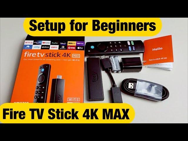 Fire TV Stick 4k MAX: How to Setup for Beginners (step by step)