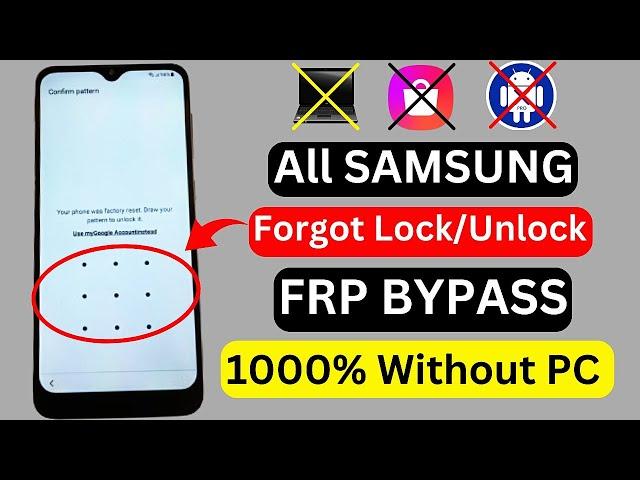 All Samsung A02/A03/A12/A30/A10/A20/A50 FRP Bypass 2024 | All Android Version Google Account Remove