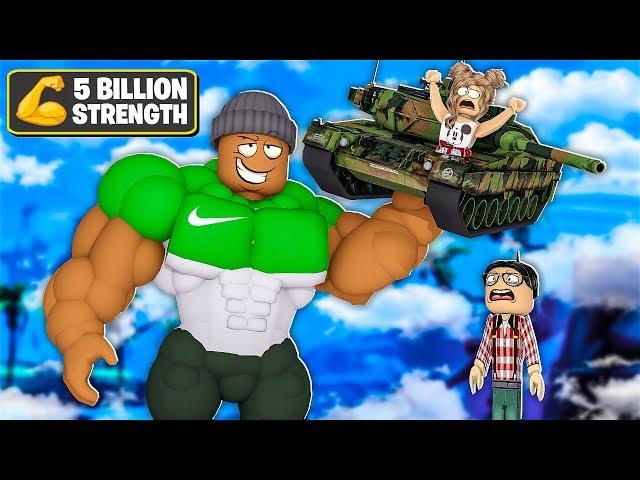 I got 5,000,000,000 STRENGTH in Lifting Simulator!