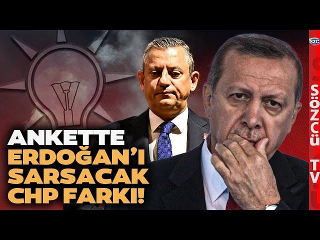 CHP'den AKP'ye Görülmemiş Fark! Hakan Bayrakçı'dan Erdoğan'ı Sarsacak Anket Sonucu