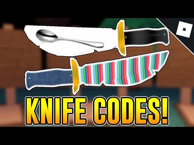 TWO CODES FOR THE CHUCKY'S RATTLE KNIFE & SPOON KNIFE in SURVIVE THE KILLER | Roblox